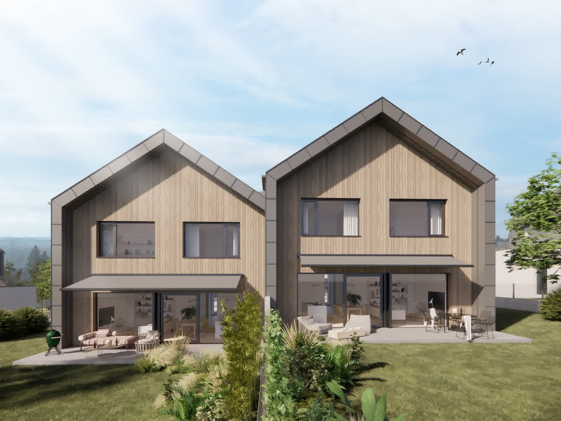 Exteriér projektu - večerný pohľad